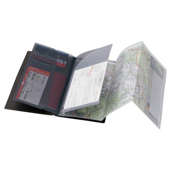 Lihit Lab Smart Fit Carrying Pocket (Folder) for Travel, Stickers, Maps - Picture 6 of 7